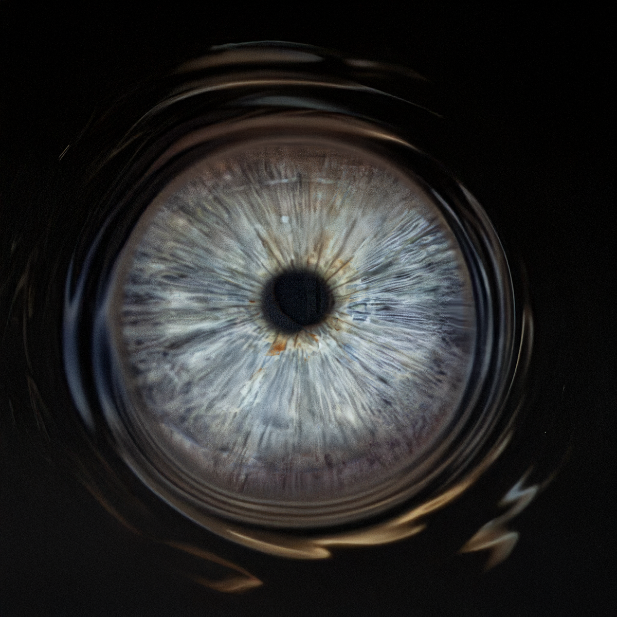 Iris-Fotografie dramatisch