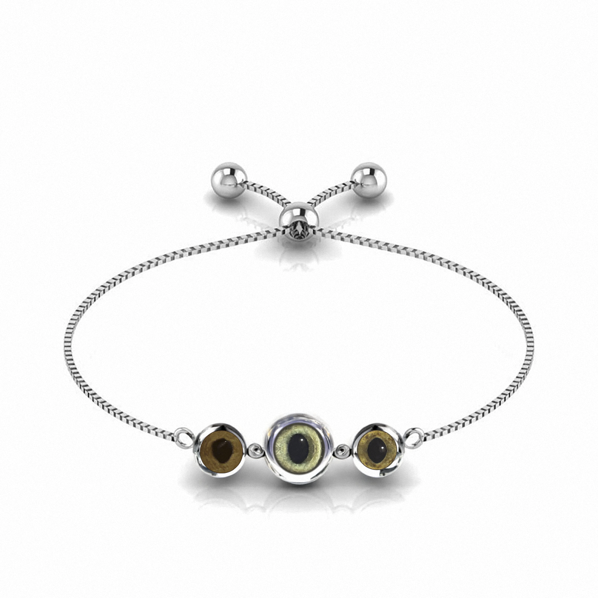 Iris-Armband Silber